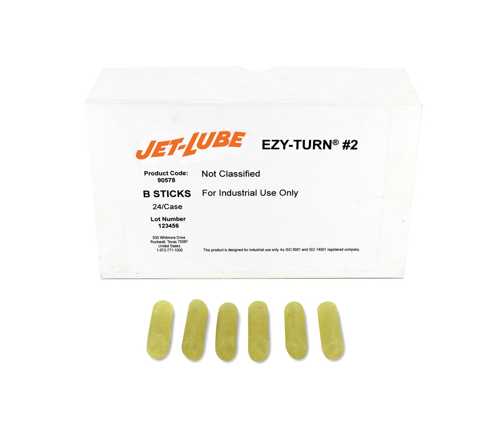 90579 - Jet-Lube EZY-TURN #2 Stick, Type D – Case of 24