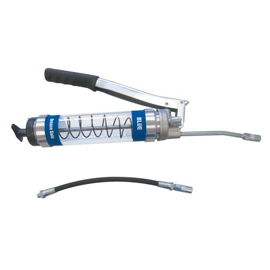 Oil Safe Clear Body Grease Gun w/ Lever Grip