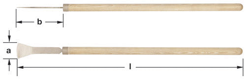 8600 - AMPCO Scraper Rust 3'' Blade 23-1/2''L