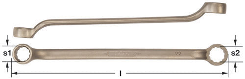W-3140 - AMPCO Wrench Dbl Box 1/2x19/32''