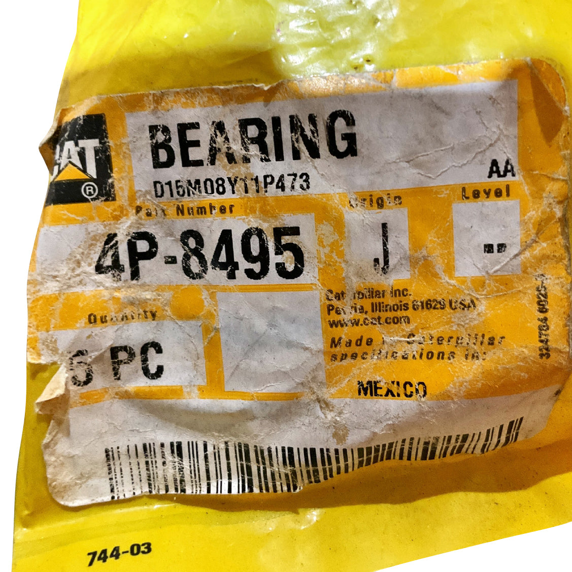 4P-8495 - 55.51mm Outside Diameter Connecting Rod Bearing