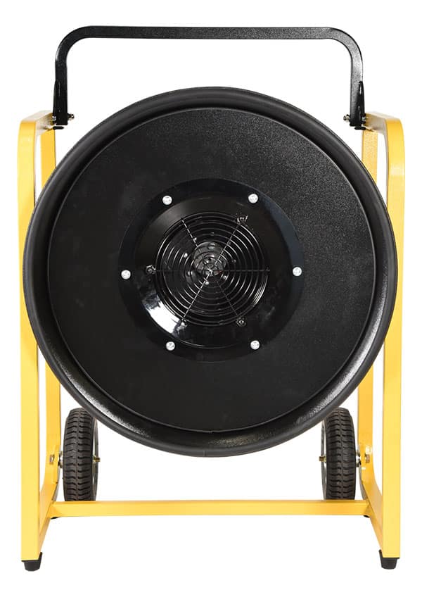Super Vac 724BCBD-12 DeWalt 2x12 Ah Bat, 2x Chargers Aircraft Brake Cooling Fan