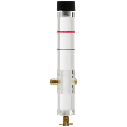 Des-Case Oil Sight Glass Level Monitor