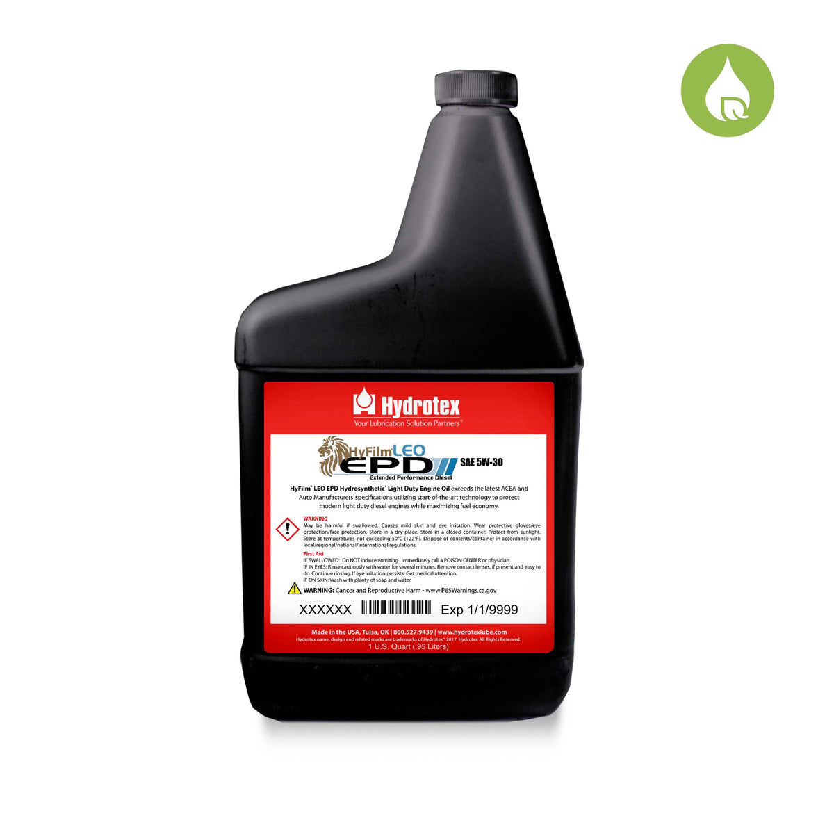 Hydrotex HyFilm LEO EPD 5W-30 Light Duty Diesel Engine Oil