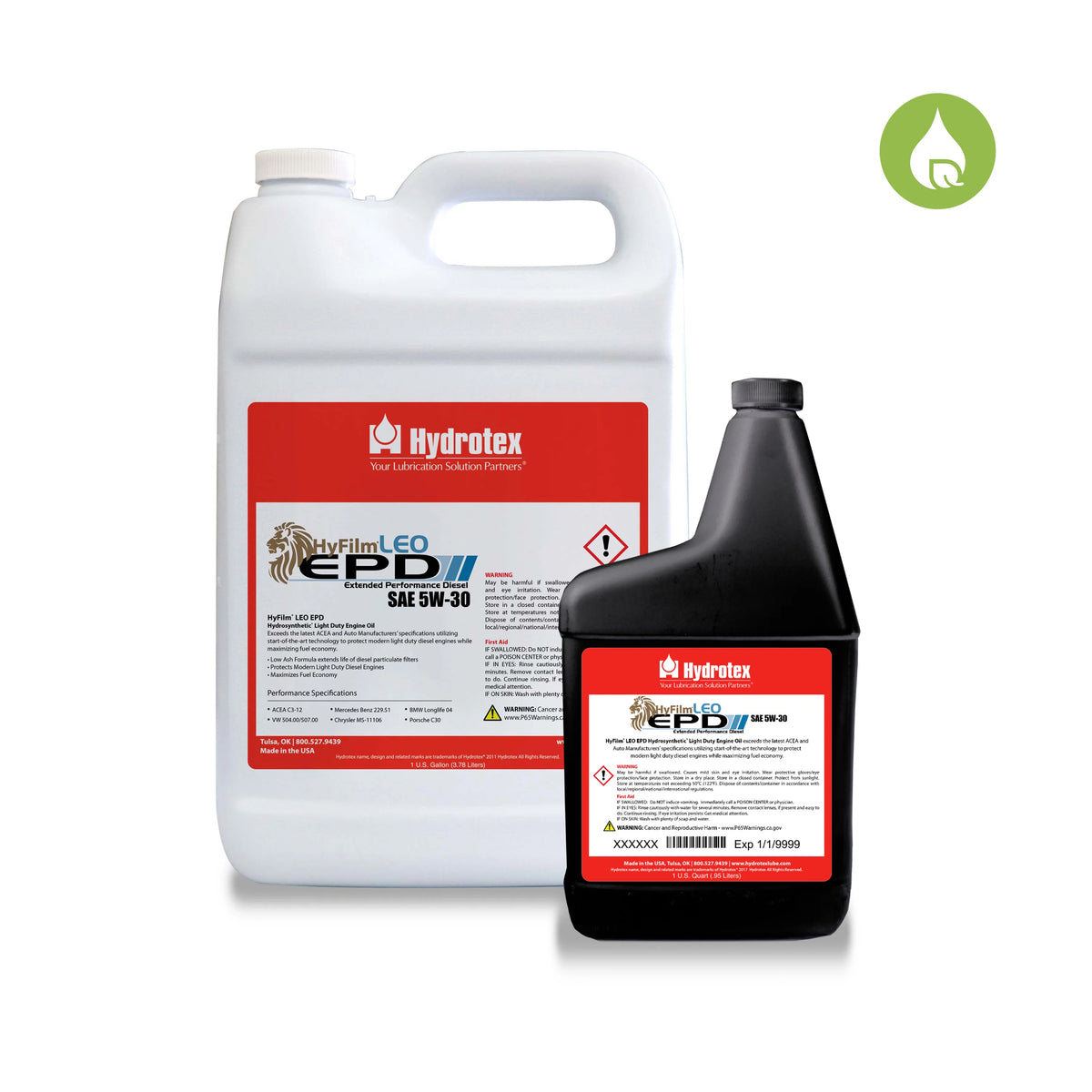 Hydrotex HyFilm LEO EPD 5W-30 Light Duty Diesel Engine Oil