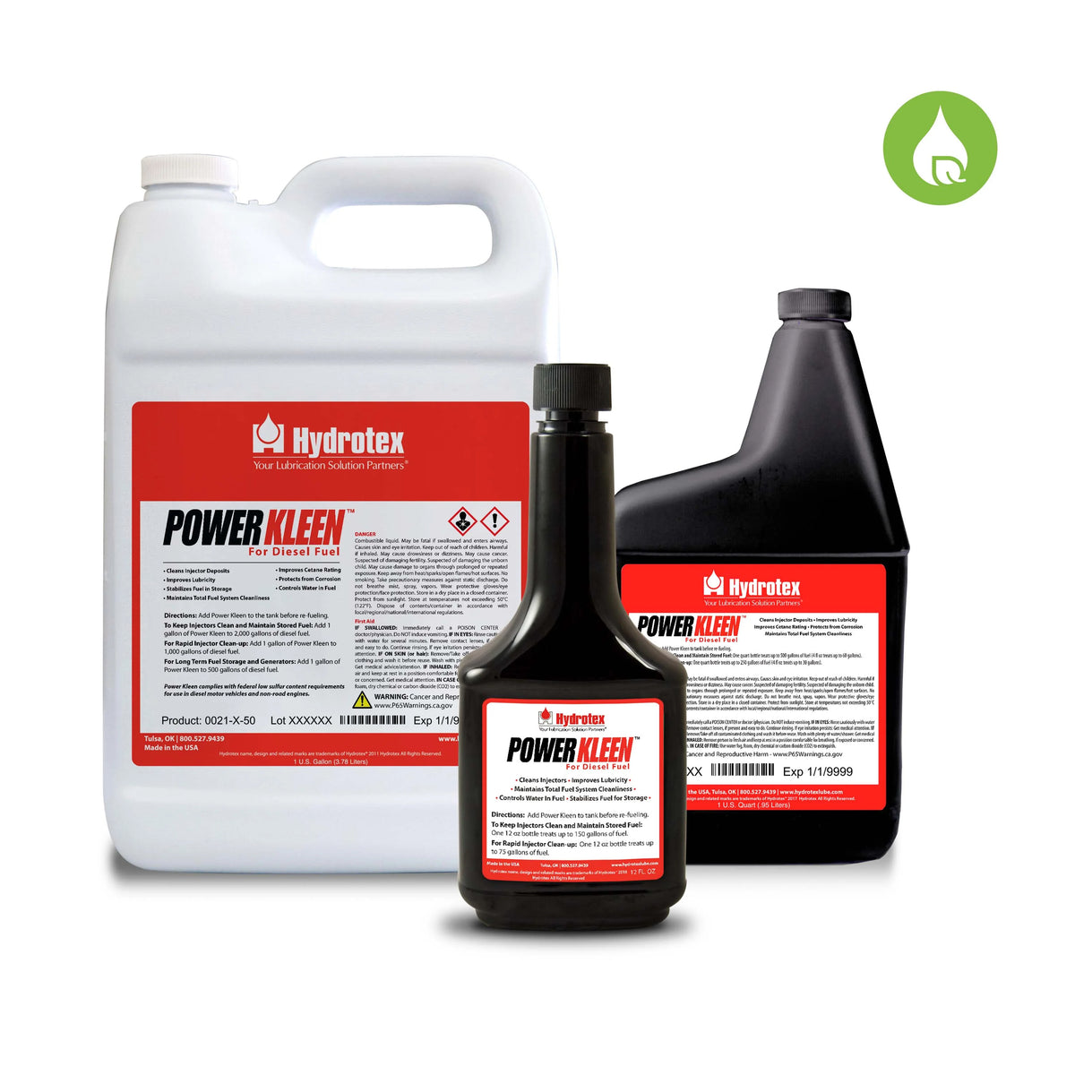 Hydrotex Power Kleen Diesel Fuel Improver with NitroGenisis Additives