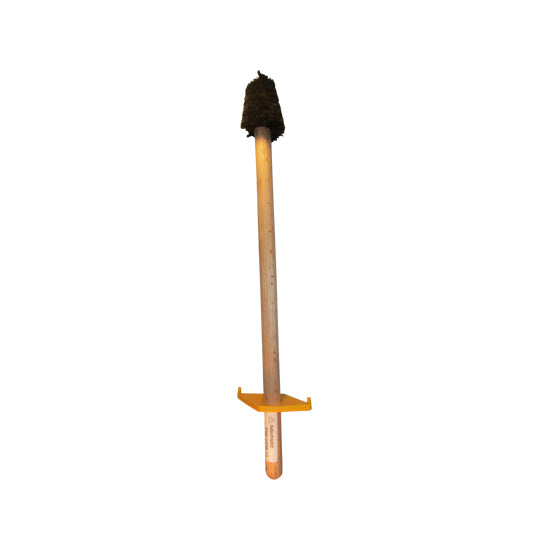 IHDB-13 - Tapered Trim Heavy-Duty Thread Compound Dope Brush  2" Front and 3" Back W/ Guard 28" LG Handle