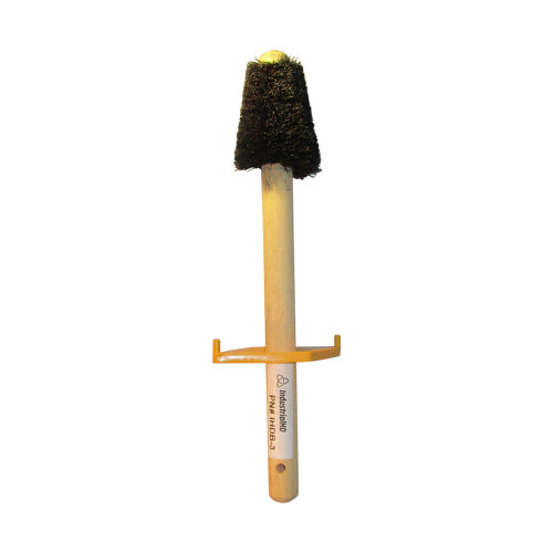 IHDB-3 - Tapered Trim Heavy-Duty Thread Compound Dope Brush  2" Front and 3" Back W/ Guard 16" LG Handle