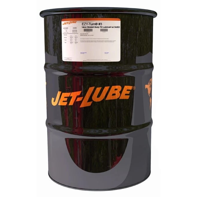 93029 - Jet-Lube EZY-TURN #3 Plug & Gate Valve Sealant 50 Gal. Drum