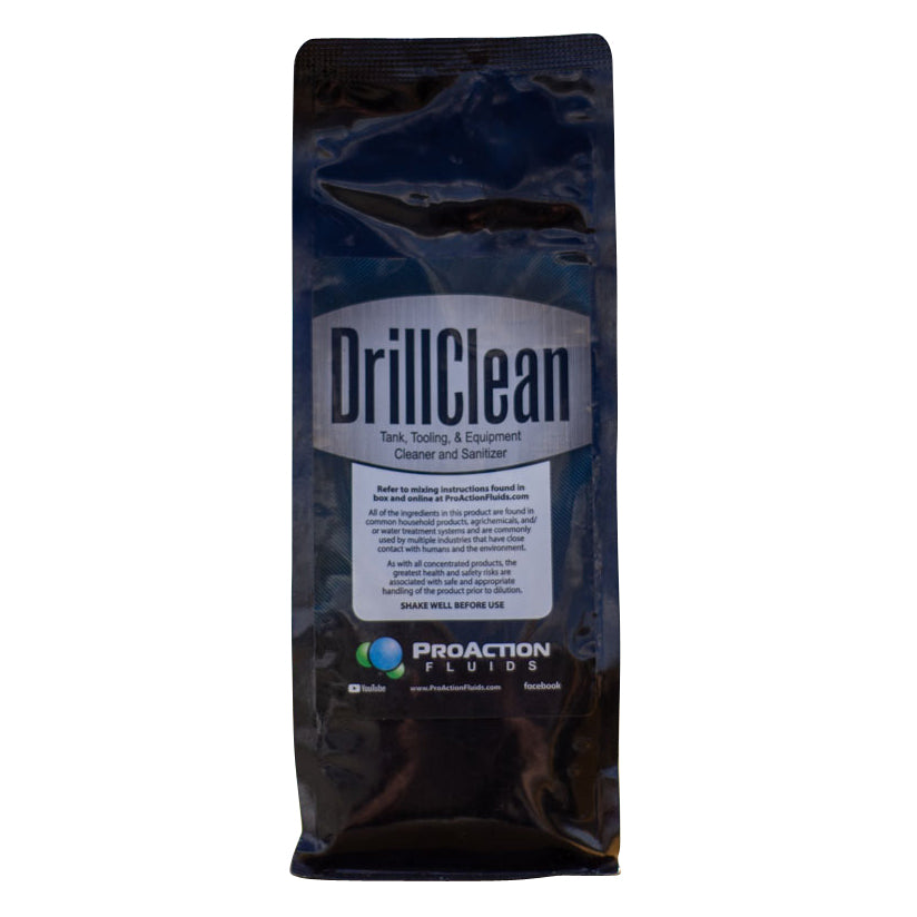 ProAction Fluids DrillClean Tank, Tooling, and Equipment Cleaner and Sanitizer - Case of 20 EZ Bags