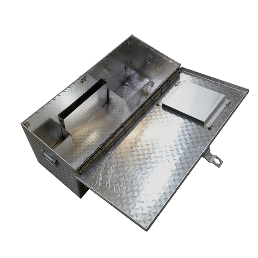 Super Vac Aluminum Diamond Plate Cutoff Saw Case