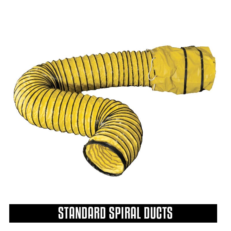 Super Vac Standard Spiral Ducts for PPVs and Smoke Ejectors