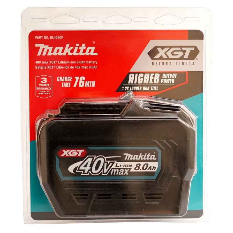 Super Vac BK08-X2 Makita XGT 8Ah Batteries (2 Pack)