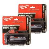 Super Vac  BL08-X2 Milwaukee M18 8Ah Batteries (2 Pack)