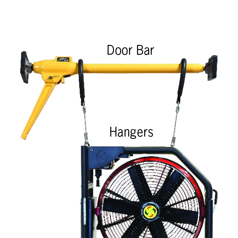 Super Vac Door Bar/Hanger for PPVs and Smoke Ejectors