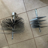 DWT115 - Jet-Lube 5'' Steel Assembly Wire-Hog Casing Brush