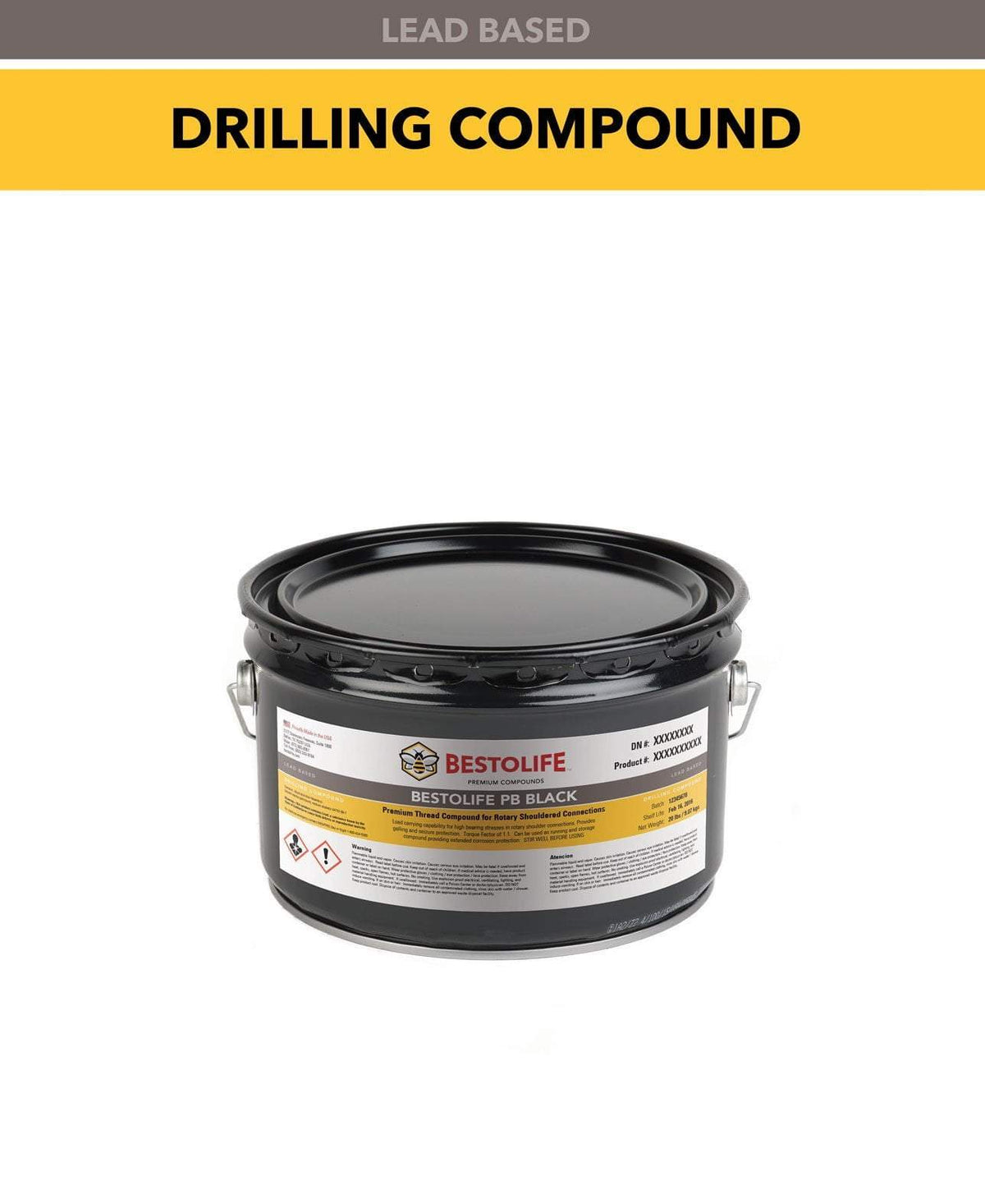 PB Black Bestolife Lead Based Drilling Compound