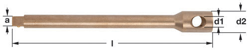 WE-1/4X2 - AMPCO Bar Extension 1/4D 2'' OAL