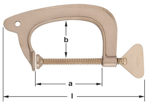 8480 - AMPCO Clamp Grounding 4-1/2x3'' Open