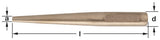 D-22 - AMPCO Pin Straight 5/16 Tip 8'' OAL
