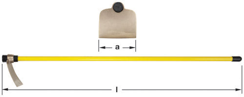 H-110FG - AMPCO Hoe Mixing Angled 7-3/4x55'' L