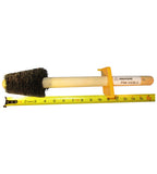 IHDB-3 - Tapered Trim Heavy-Duty Thread Compound Dope Brush  2" Front and 3" Back W/ Guard 16" LG Handle