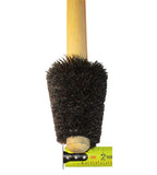 IHDB-3 - Tapered Trim Heavy-Duty Thread Compound Dope Brush  2" Front and 3" Back W/ Guard 16" LG Handle