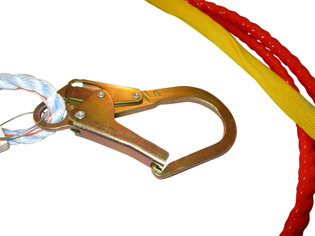 IndustrialHD Tangle Free Guiding Tagline Redtail Coated w/ Snaphook