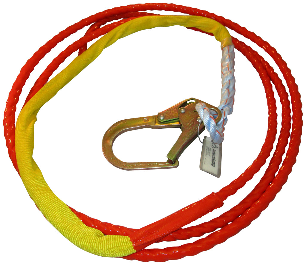 IndustrialHD Tangle Free Guiding Tagline Redtail Coated w/ Snaphook