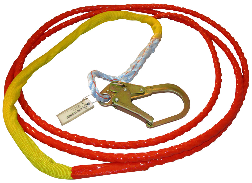 IndustrialHD Tangle Free Guiding Tagline Redtail Coated w/ Snaphook