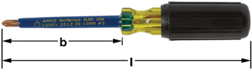 IS-49 - AMPCO Insulated Screwdriver 5/16''Tip