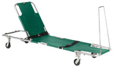 Junkin Safety JSA-604-S ''EASY FOLD'' Swivel Wheeled Stretcher with Adjustable Back Rest