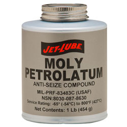 26203 - Jet-Lube Moly Petrolatum Plug Top Can