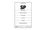 Oil Safe 289252 Sample Point Label - Plastic Card - Detailed