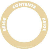 Oil Safe Contents Label 2" Circle - Adhesive
