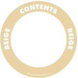 Oil Safe Contents Label 2" Circle - Adhesive