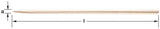 P-20 - AMPCO Pick Thread Cleaning 1/4x10''L