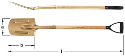 7732 - AMPCO Spade Edging D-Grip 46-1/2''OAL