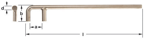 WV-38 - AMPCO Valve Wheel Hook 19-3/4'' OAL