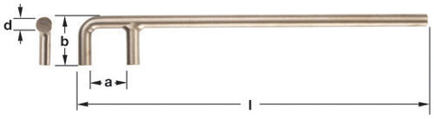 WV-34 - AMPCO Valve Wheel Hook 15-3/4'' OAL