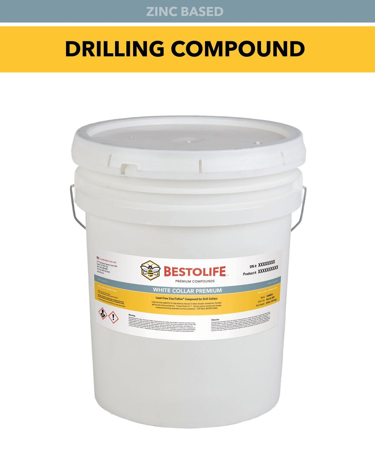 White Collar Premium Bestolife Zinc Based Drilling Compound
