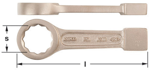 WS-1-13/16 - AMPCO Wrench Strike 12pt Box 1-13/16