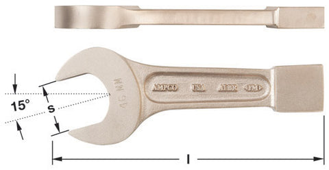 WSO-3-1/4 - AMPCO Wrench Striking Open 3-1/4''