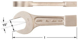 WSO-3-1/2 - AMPCO Wrench Striking Open 3-1/2''