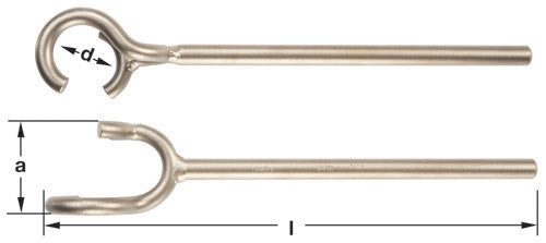 WV-10 - AMPCO Wrench Valve Wheel 14-1/2'' OAL