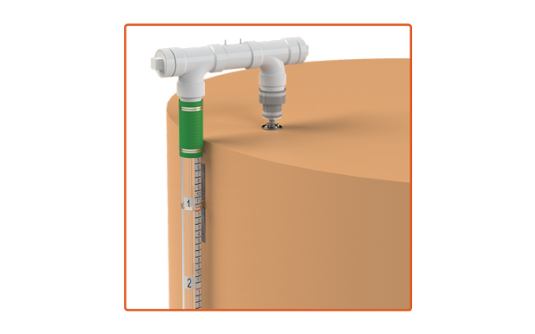 TSG16-EA - Gearench Enclosed Tank Safety Gauge