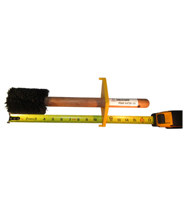 IHDB-10 - Straight Trim Heavy Duty Thread Compound Dope Brush 2-7/8" w/ Guard 16" LG Handle