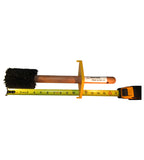 IHDB-10 - Straight Trim Heavy Duty Thread Compound Dope Brush 2-7/8" w/ Guard 16" LG Handle