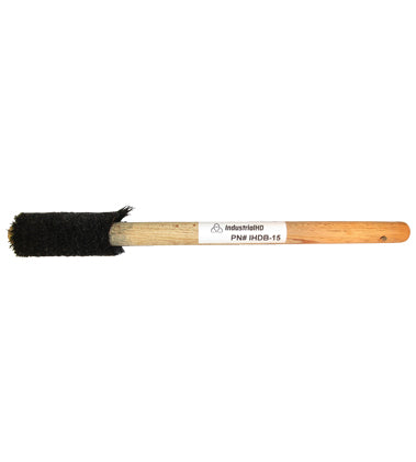IHDB-15 - Straight Trim Heavy-Duty Thread Compound Dope Brush 1-3/4" no Guard 16" SM Handle - IndustrialStop