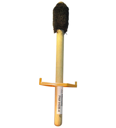 IHDB-4 - Tapered Trim on Both Ends Heavy-Duty Thread Compound Dope Brush 2" W/ Guard 16” SM Handle